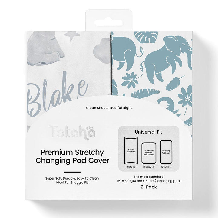 TotAha Changing Pad Covers - Buffalo & Color Block
