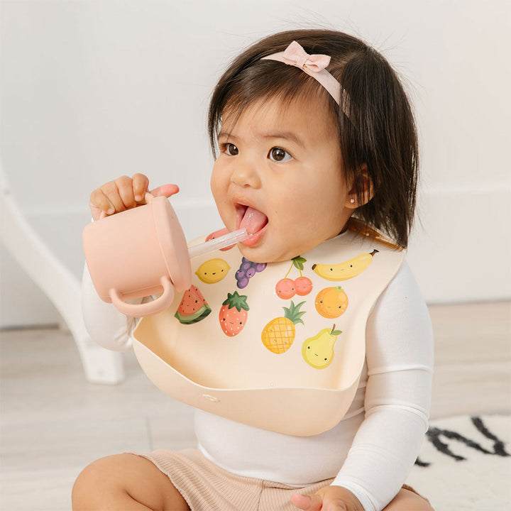 TotAha Silicone Sippy Cup - Stone