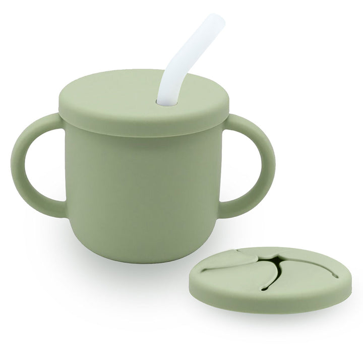 TotAha Silicone Sippy Cup - Cloudy Mauve