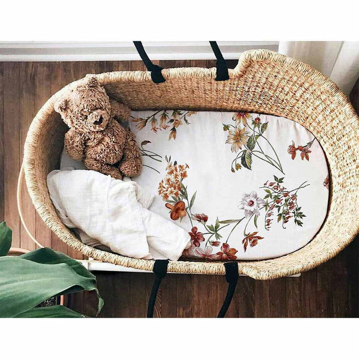 TotAha Jersey Knit Bassinet Cradle Sheets  - City & Airplane